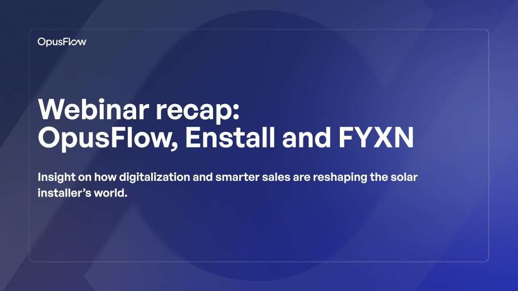Webinar Recap | OpusFlow