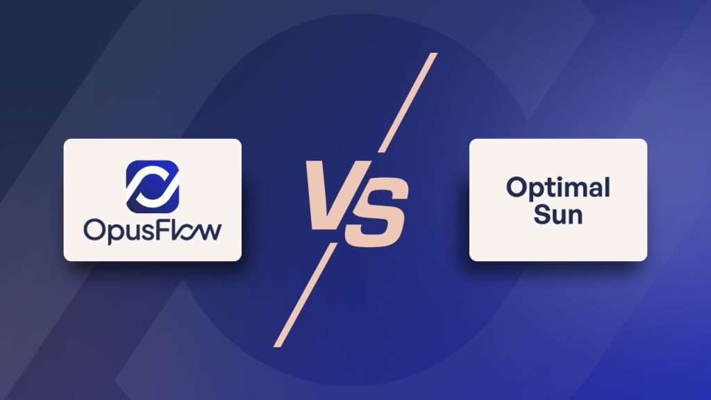 Vergelijking OpusFlow vs Optimal Sun | OpusFlow