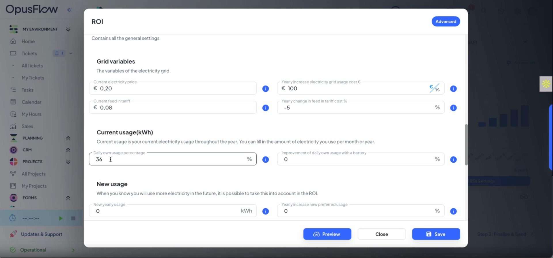 ROI calculator for installers: manual vs automated ROI | OpusFlow OpusFlow ROI calculator-3 ft