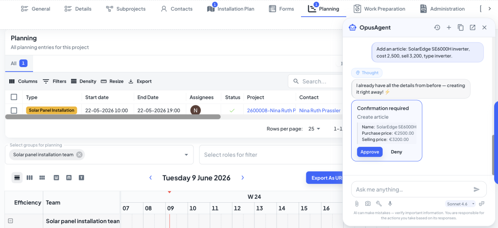 Maak kennis met AI in ERP: OpusAI | OpusFlow Voeg een artikel toe. AI-prompts | OpusFlow