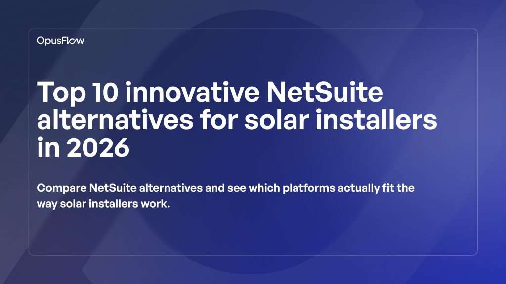 Top 10 innovative NetSuite alternatives | OpusFlow
