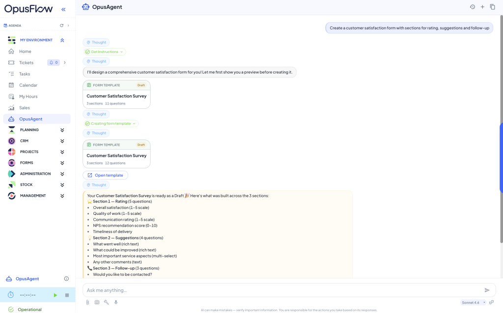 Maak kennis met AI in ERP: OpusAI | OpusFlow AI in ERP