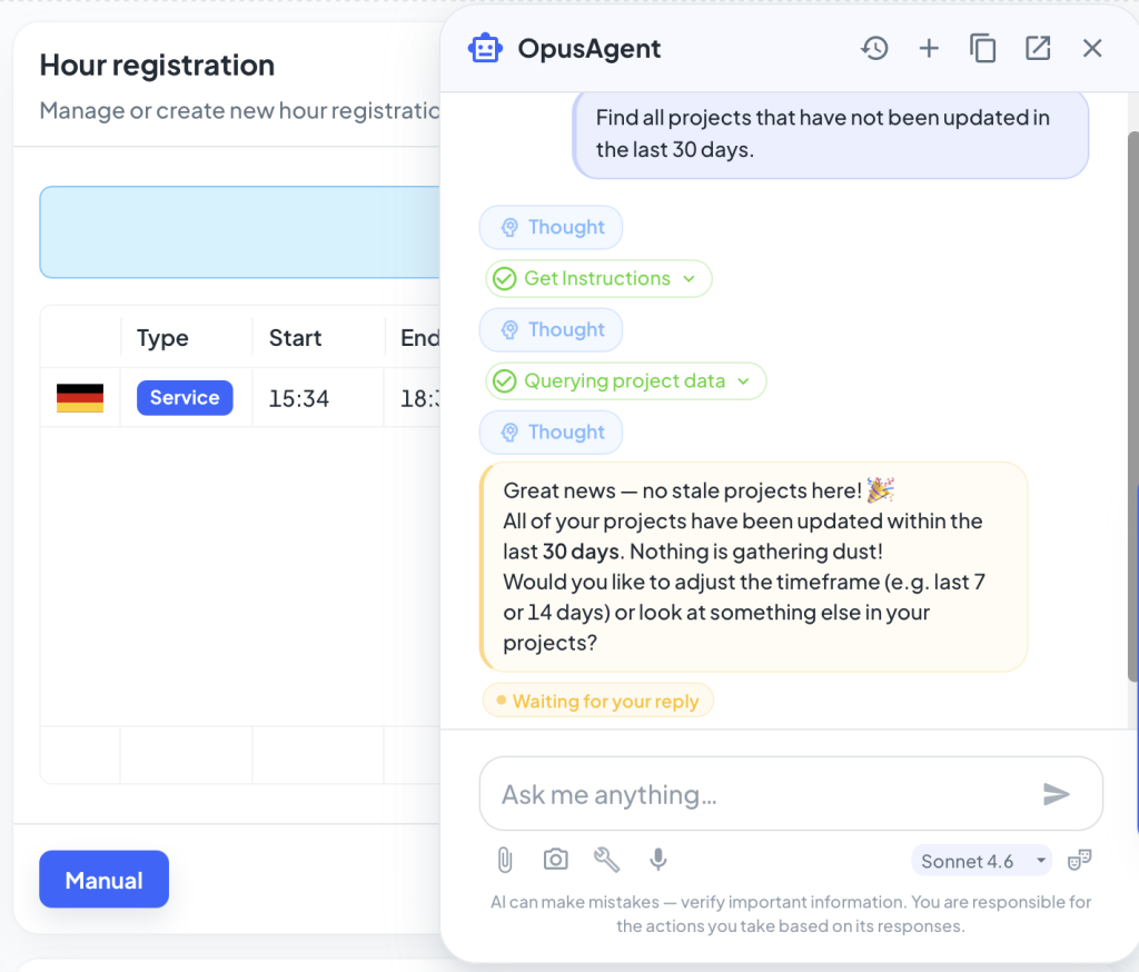 Maak kennis met AI in ERP: OpusAI | OpusFlow AI in ERP, AI voor installatiebedrijven