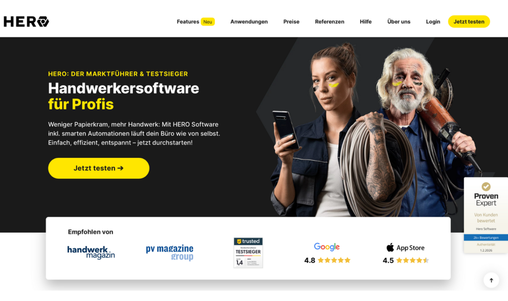 HERO software oplossing