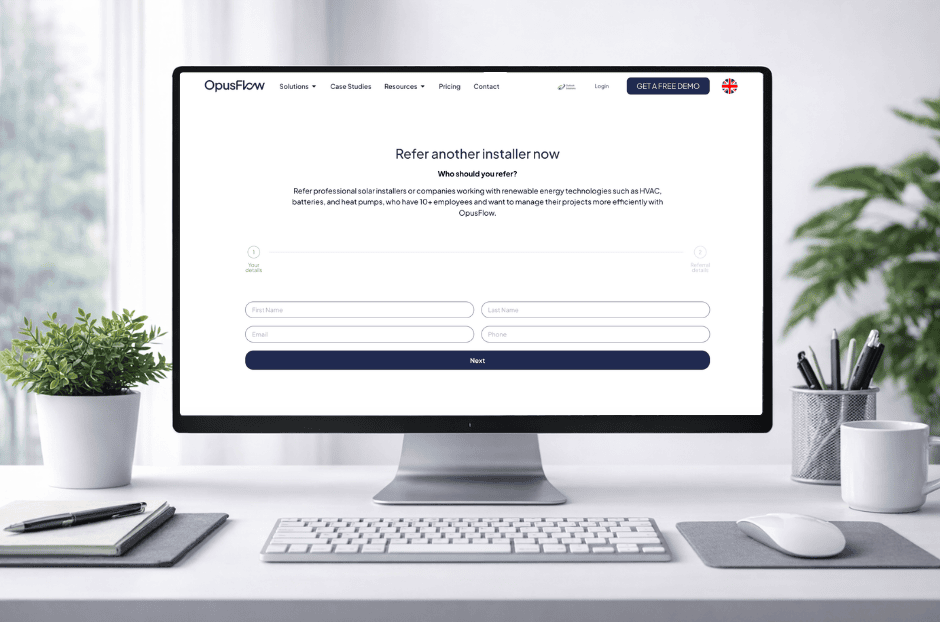 referral registration form | OpusFlow