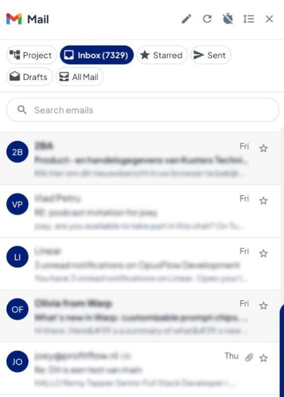 New in OpusFlow: Google Workspace & Microsoft 365 integration | OpusFlow All emails from Google and Outlook together | OpusFlow