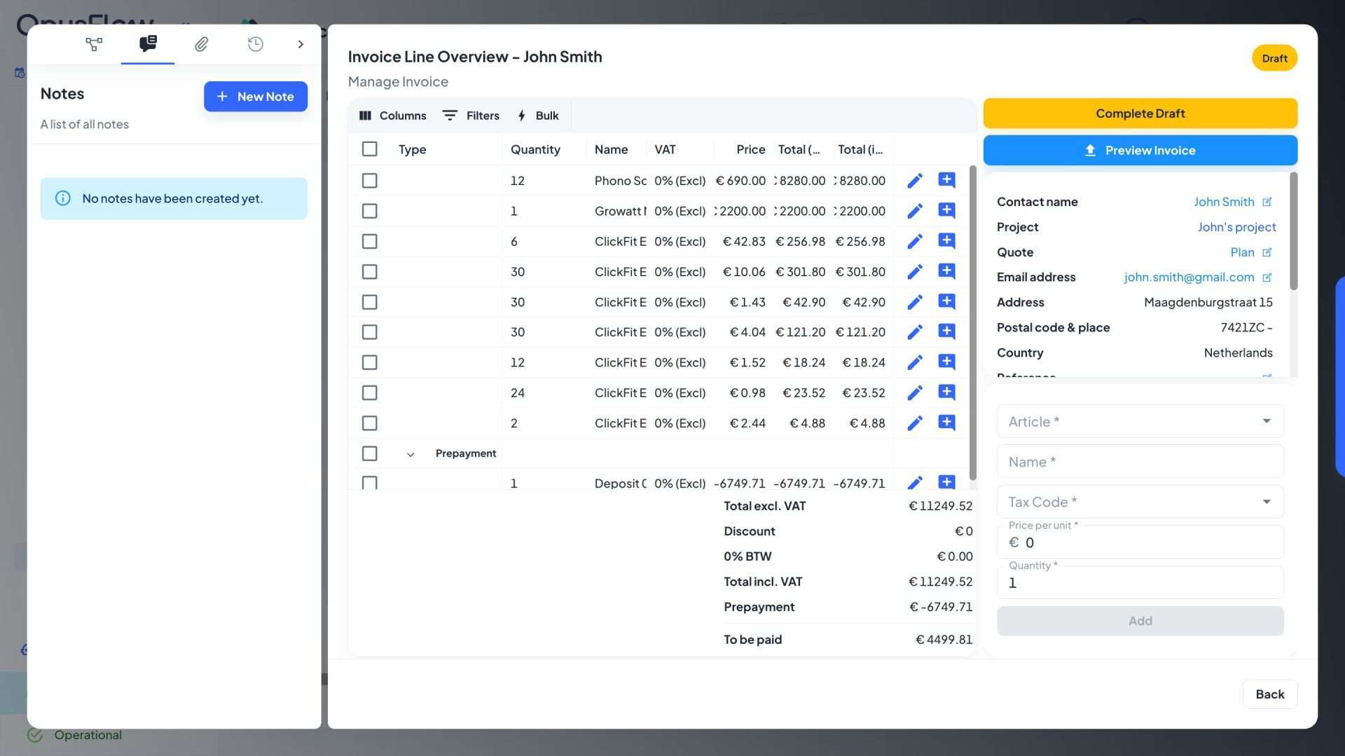 facturación y su seguimiento | OpusFlow