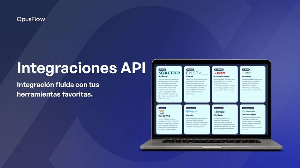 Integraciones API | OpusFlow