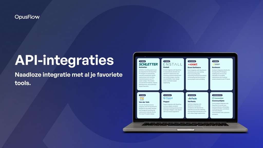 API-integraties | OpusFlow