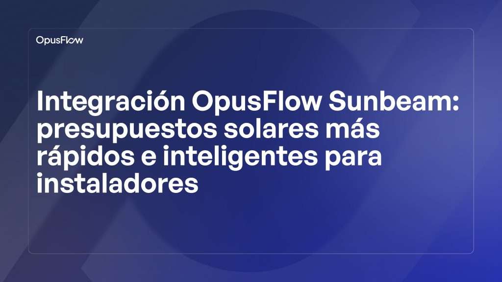 OpusFlow Sunbeam-Integration | OpusFlow