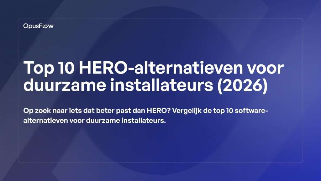 Top 10 HERO-alternatieven | OpusFlow