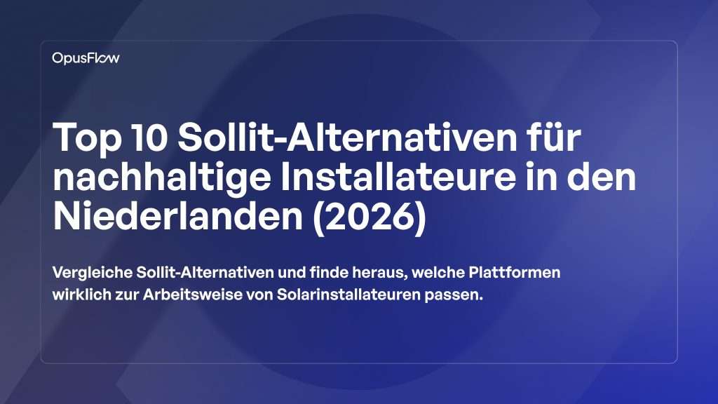 Top 10 Sollit-Alternativen | OpusFlow