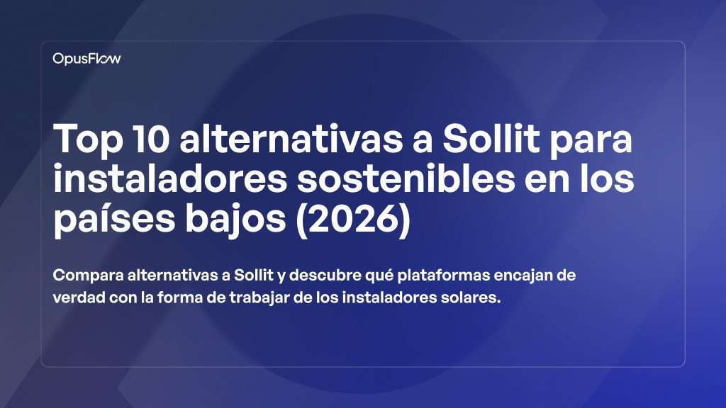 Las 10 mejores alternativas a Sollit | OpusFlow