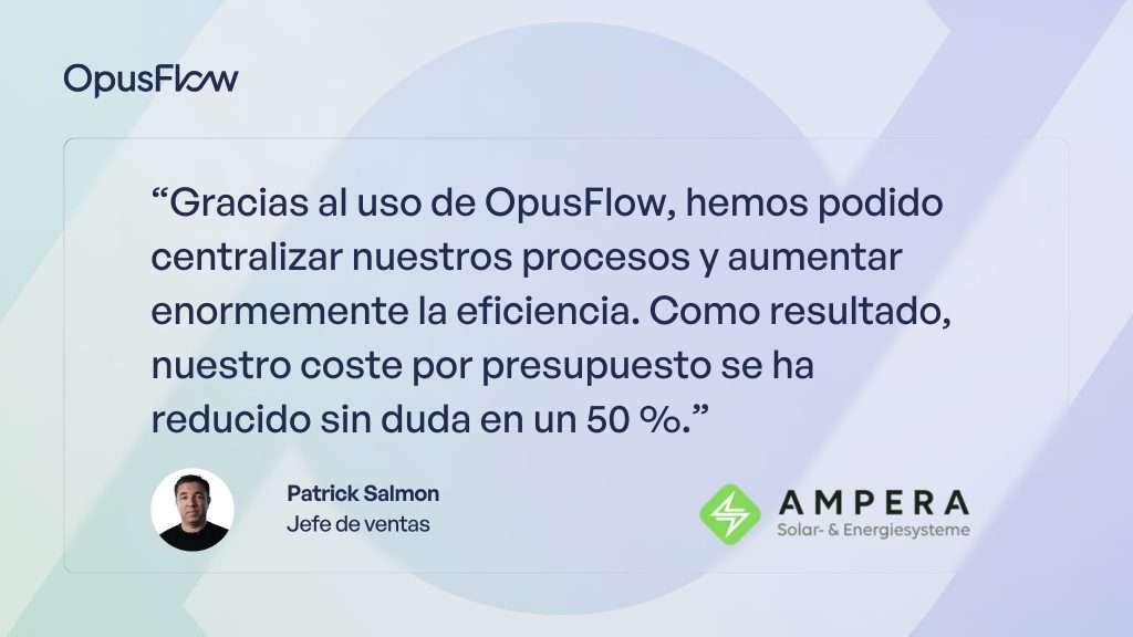 Caso de estudio - Ampera | OpusFlow