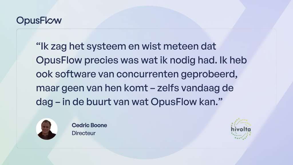 Casestudy - Hivolta | OpusFlow