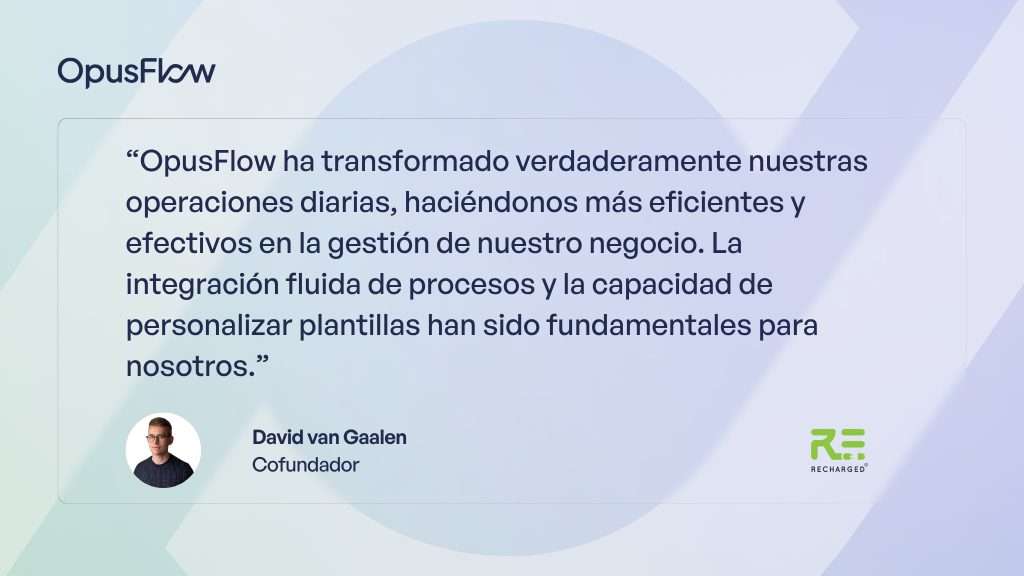 Caso de estudio - Recharched | OpusFlow