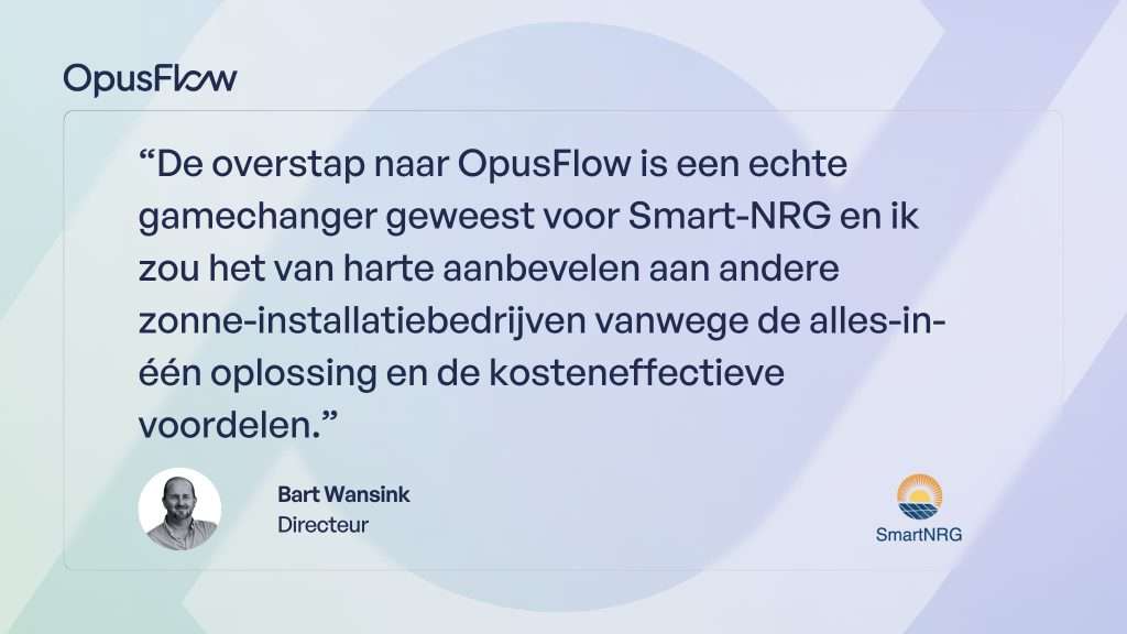 Casestudy - Smart NRG | OpusFlow