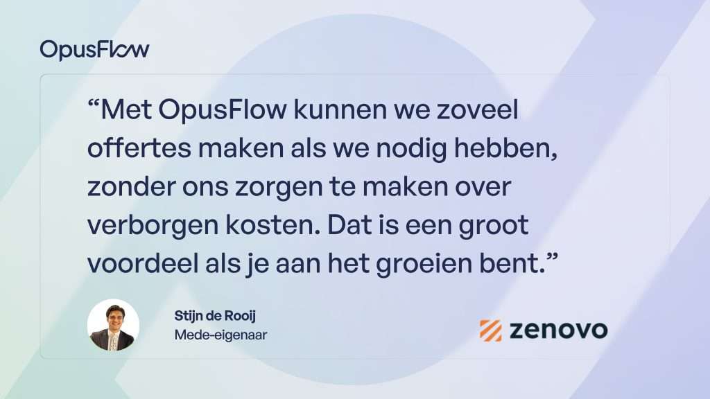 Casestudy - Zenovo | OpusFlow