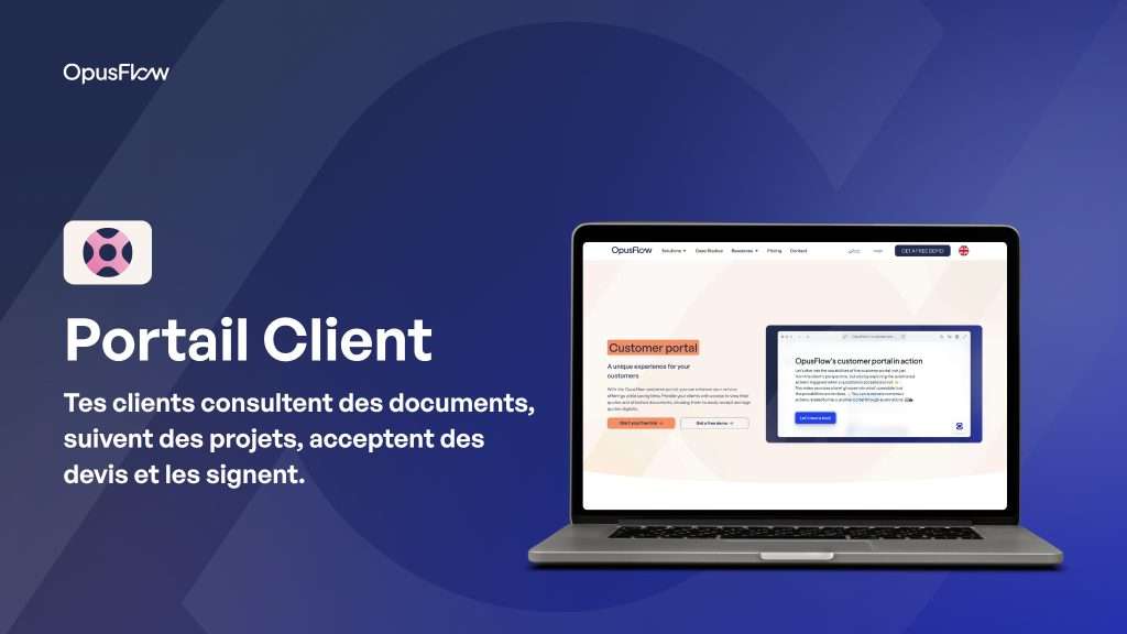 Portail client | OpusFlow