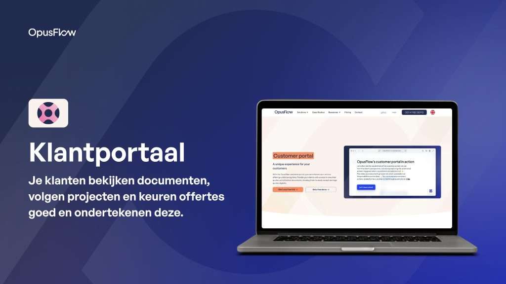 Klantenportaal | OpusFlow