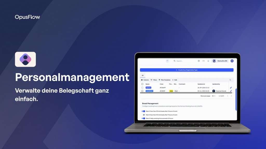 Mitarbeitermanagement | OpusFlow