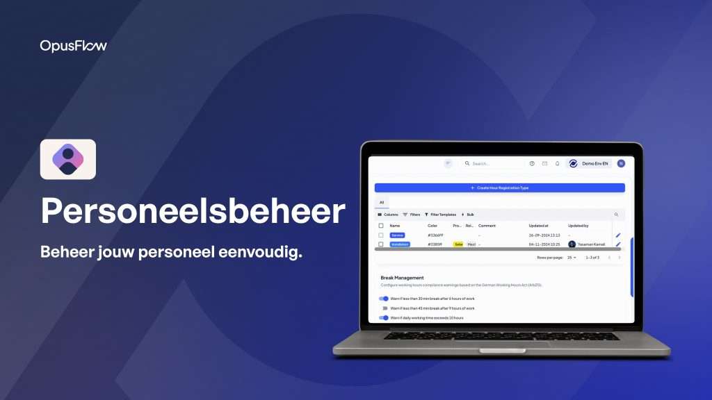 Personeelsbeheer | OpusFlow