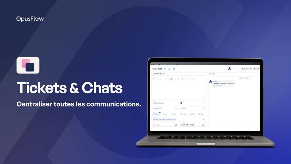 Tickets & Chats | OpusFlow