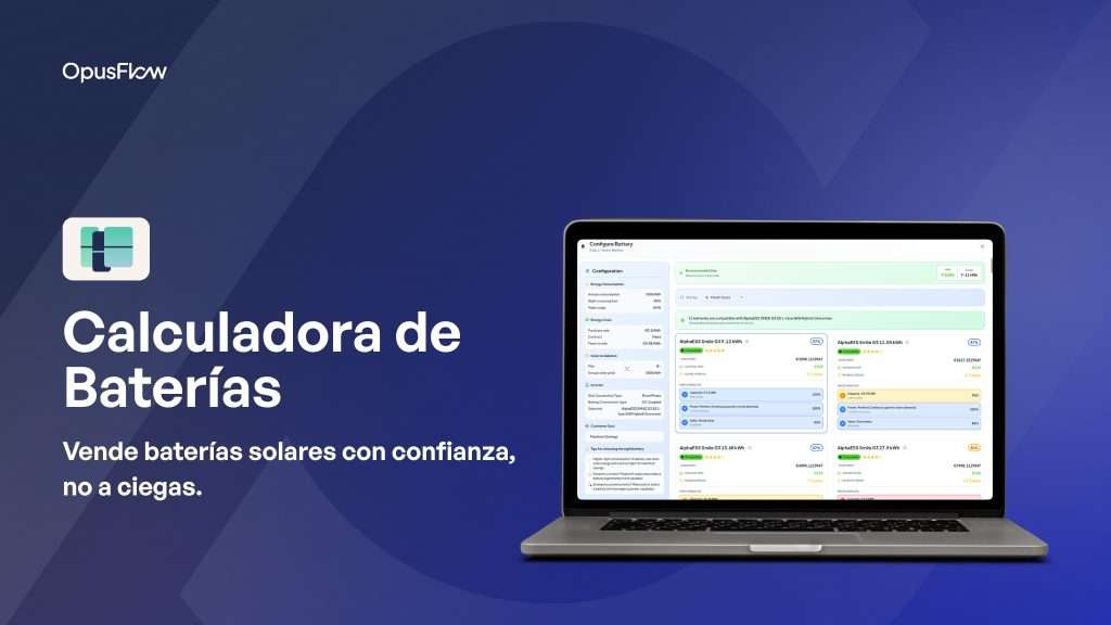 Calculadora de baterías | OpusFlow