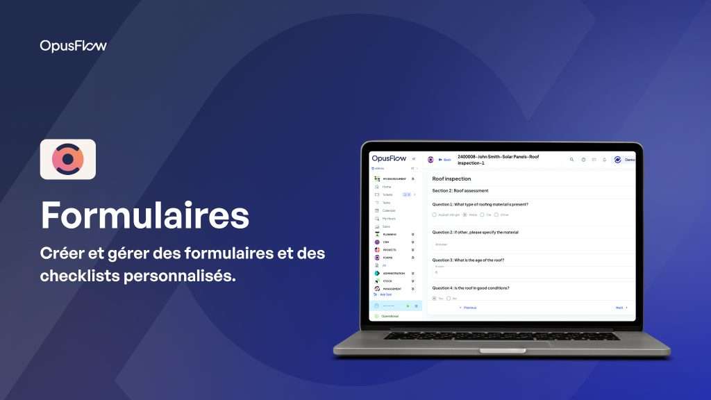 Formulaires | OpusFlow