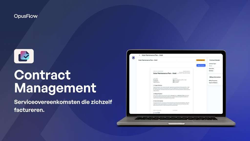 Contract management | OpusFlow