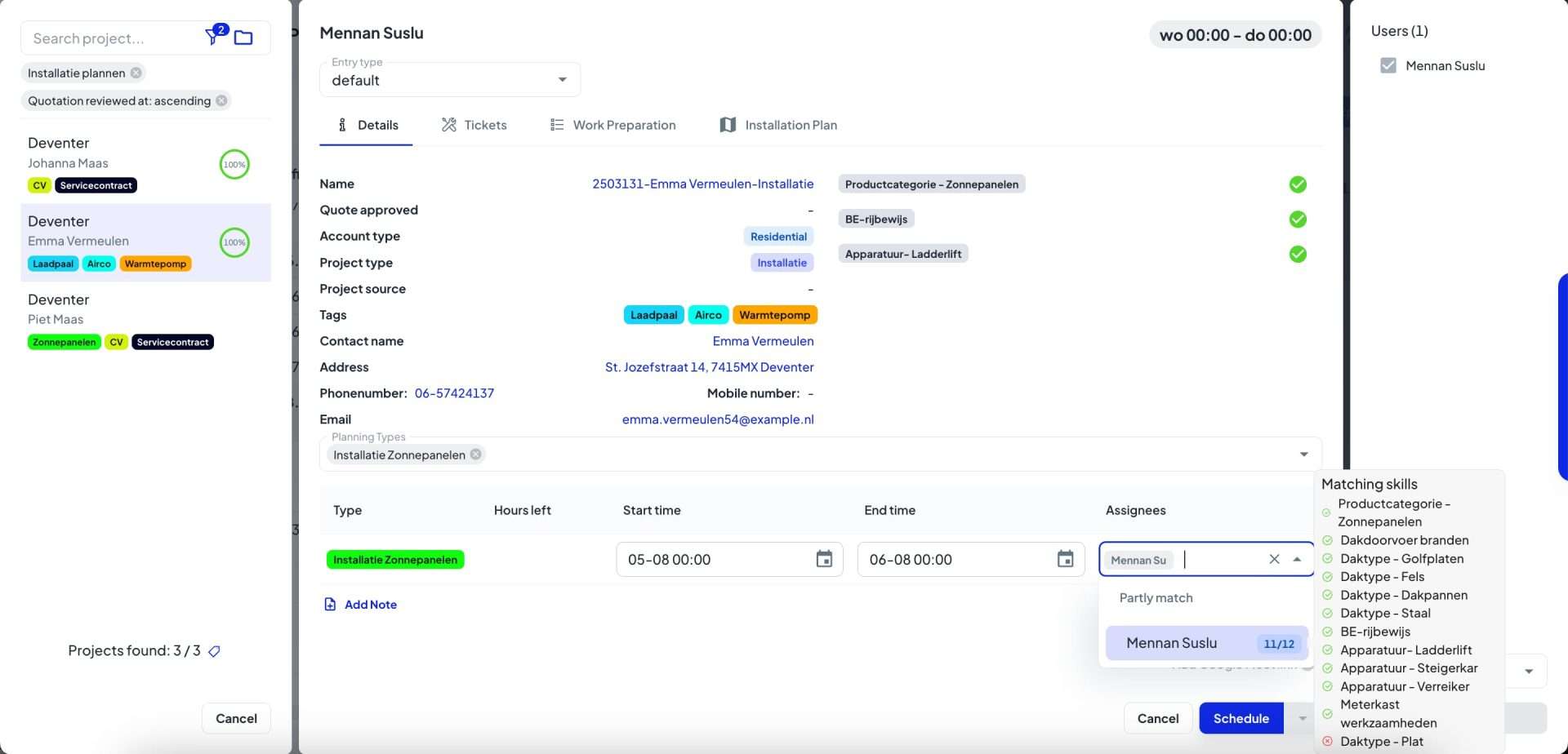 Planificador inteligente basado en habilidades | OpusFlow
